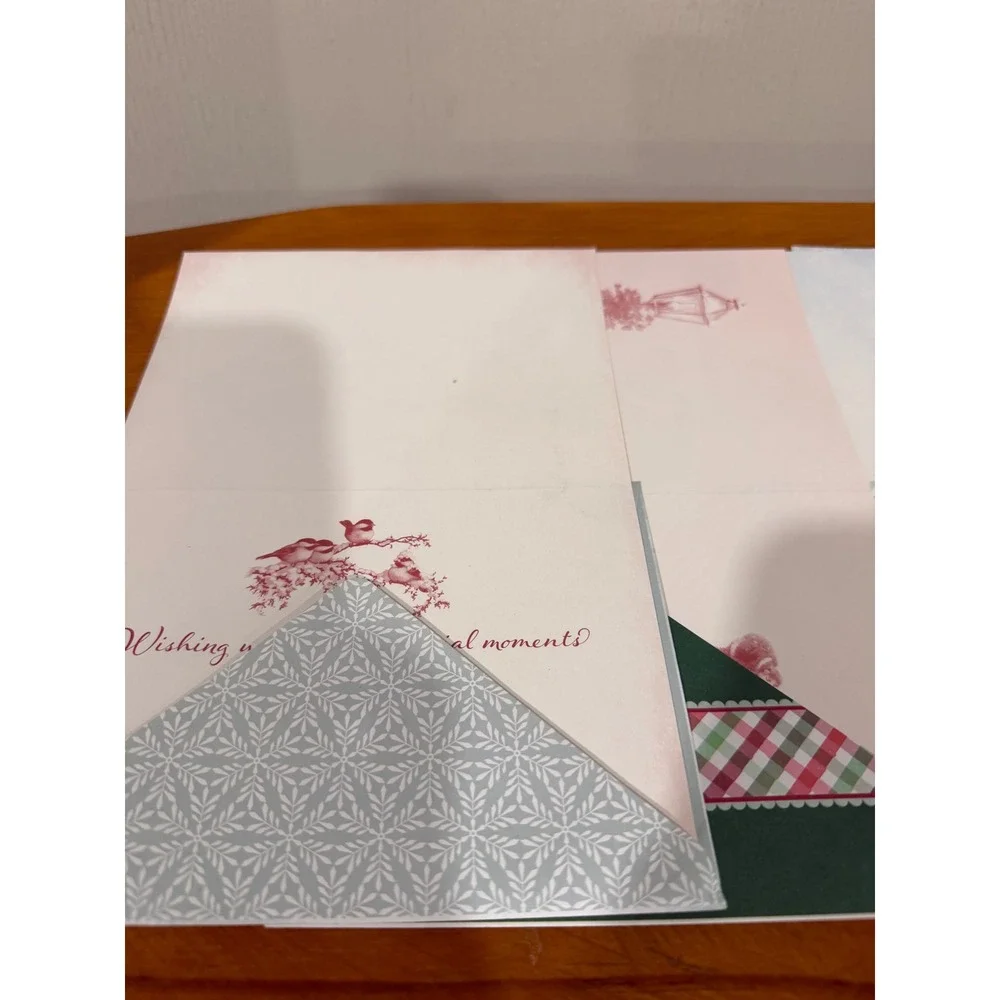 Vintage Assorted Christmas Holiday Greeting Cards and Envelopes Lot 35 Cards